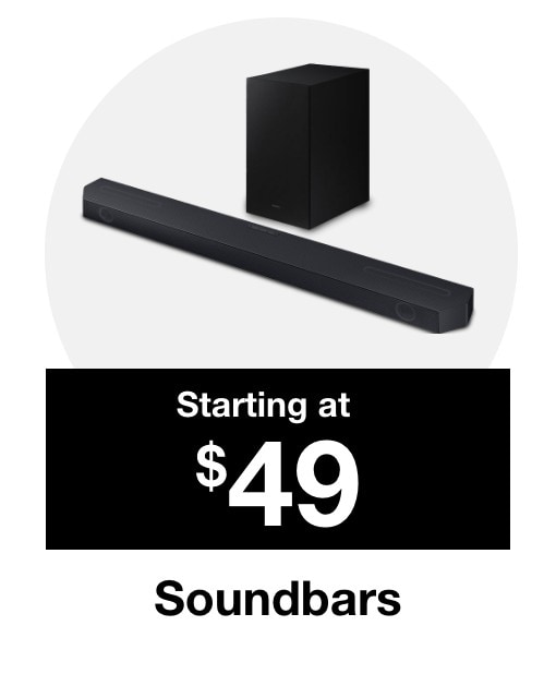 Soundbars starting at $39